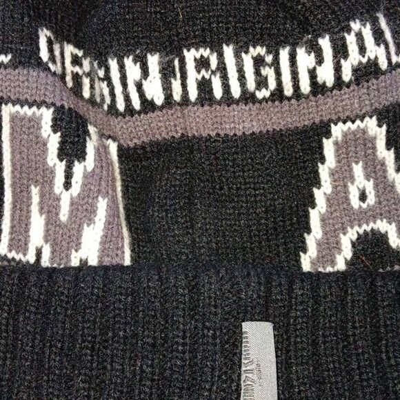 Robin Ruth Original Amsterdam Hat Black White & Gray Crest on the front Robin - Picture 4 of 4